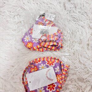 UNUSED Dippin Daisy Floral Bikini - Size M (INCLUDES TOP & BOTTOM)